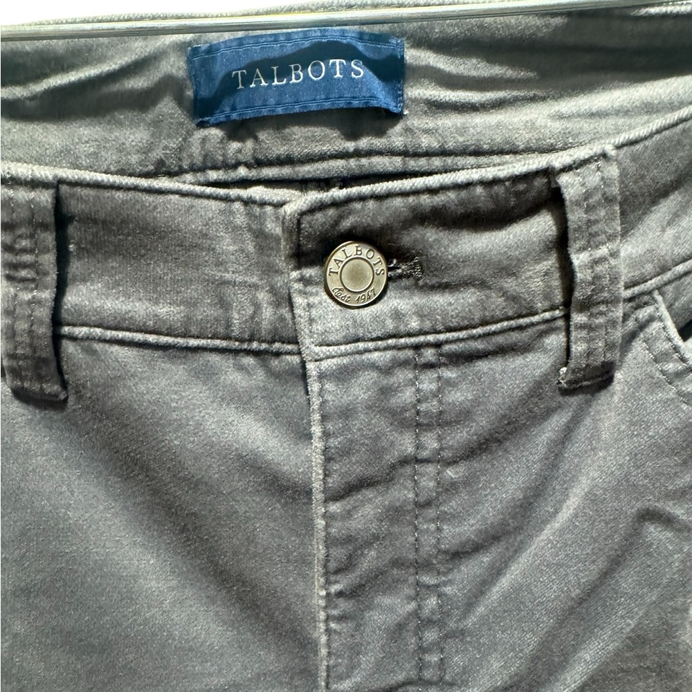 TALBOTS Velveteen Straight-Leg Pants - Picture 3 of 7